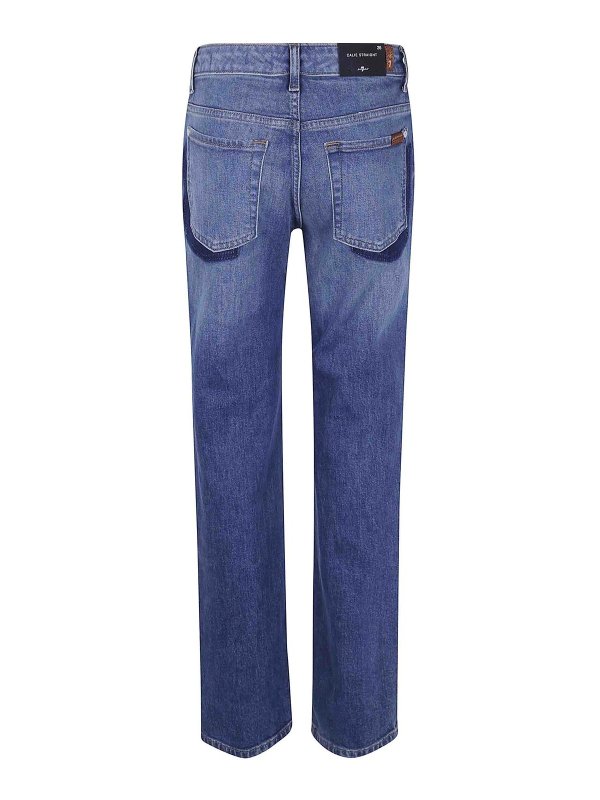 7 FOR ALL MANKIND: ストレートジーンズ online - ストレートジーンズ - ブルー