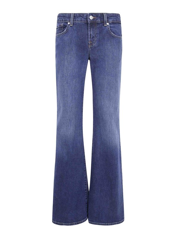 7 FOR ALL MANKIND: Schlagjeans - Schlagjeans - Blau
