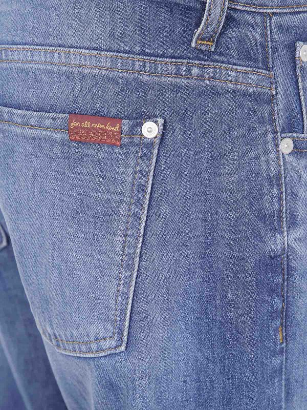 The Best Shops 7 FOR ALL MANKIND: ベルボトムジーンズ - フレアジーンズ - ブルー