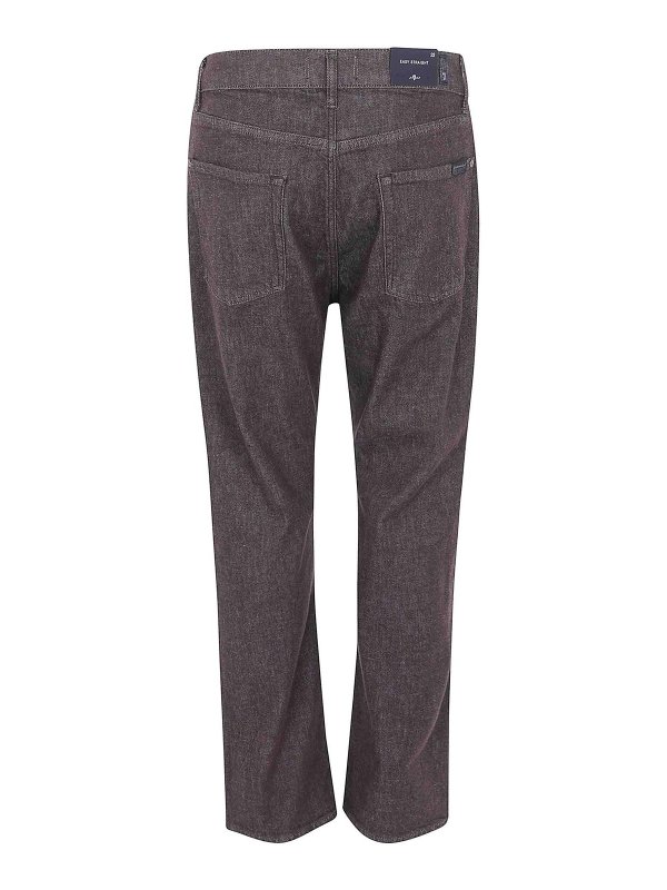 7 FOR ALL MANKIND: ストレートジーンズ online - ストレートジーンズ - ブラウン
