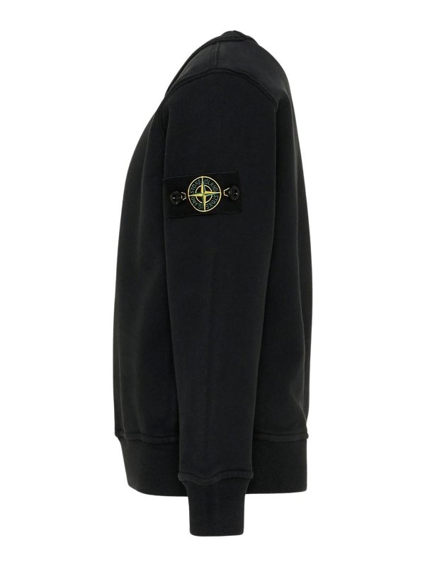 The Best Shops Stone Island Junior: スウェット＆セーター - スウェットシャツ/セーター - 黒