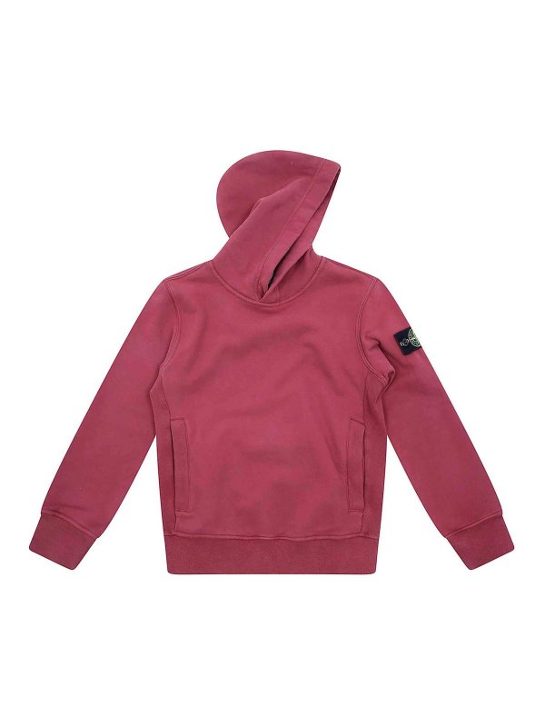 Stone Island Junior: スウェット＆セーター - スウェットシャツ/セーター - 赤