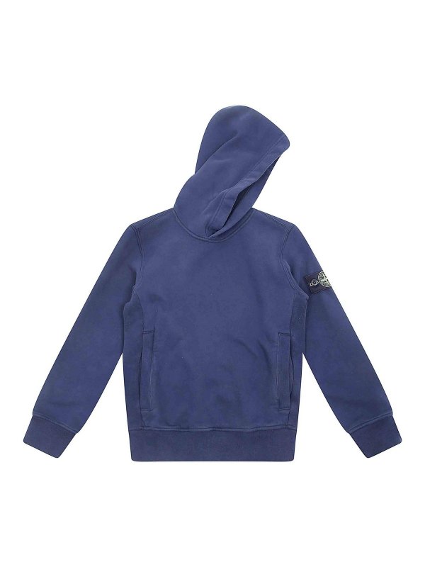 Stone Island Junior: スウェット＆セーター - スウェットシャツ/セーター - ブルー
