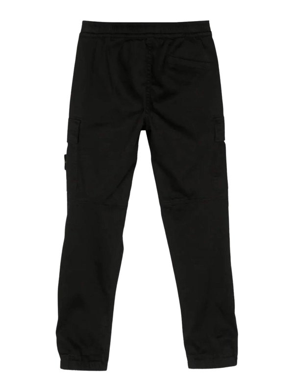 Stone Island Junior: カジュアルトラウザー online - カジュアルパンツ - 黒