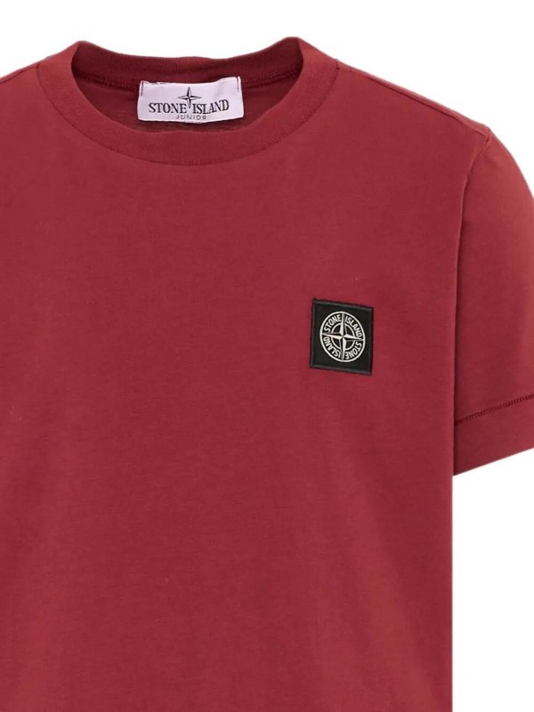The Best Shops Stone Island Junior: T-shirts - T-Shirt - Rot