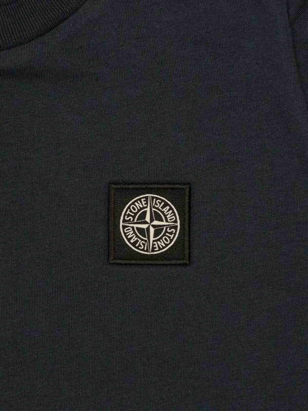 The Best Shops Stone Island Junior: T-shirts - T-Shirt - Blau