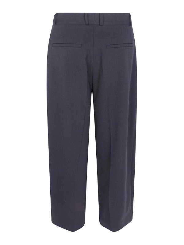 STUDIO NICHOLSON: casual trousers online - Double Pleat Volume Pant