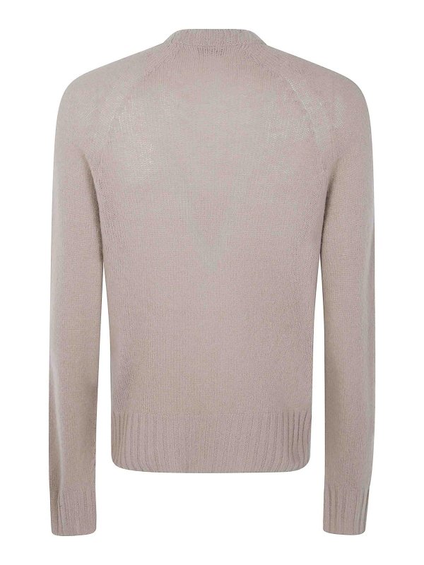 TOM FORD: Strickpullover mit Rundhalsausschnitt online - Rundhalspullover - Braun