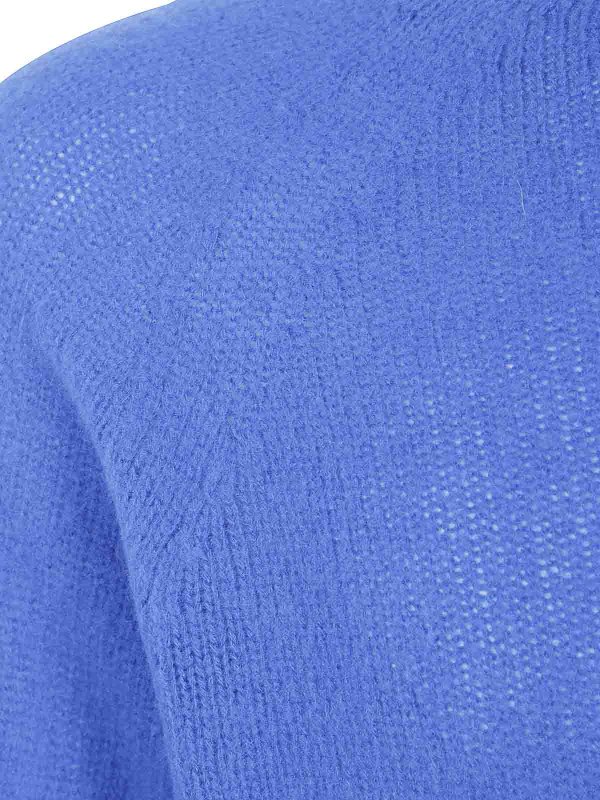 The Best Shops TOM FORD: Strickpullover mit Rundhalsausschnitt - Rundhalspullover - Blau