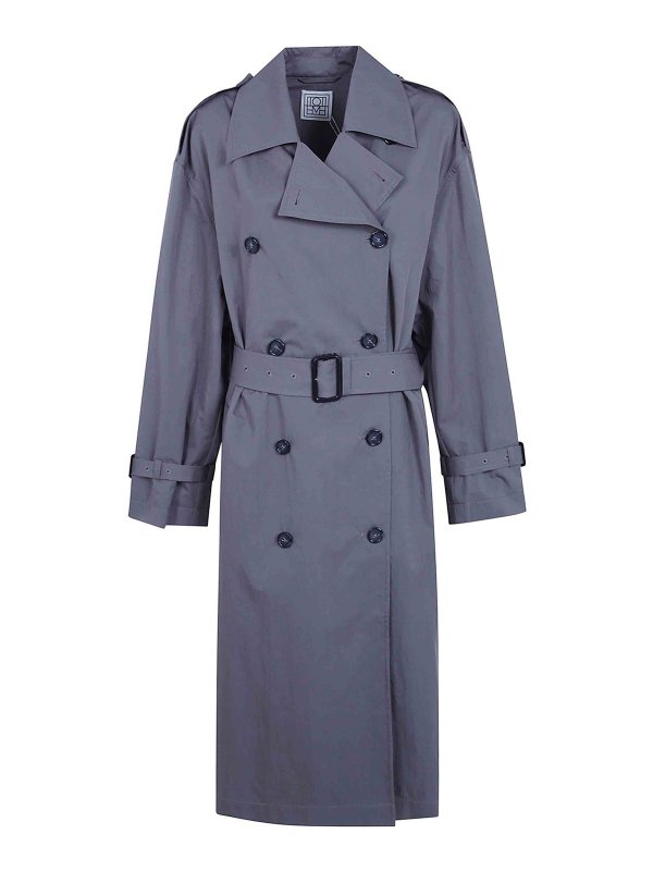 TOTEME: Trenchcoats - Trenchcoat - Grau