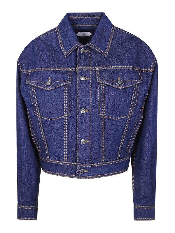 VERSACE: Vestes de costume - Blazer - Bleu