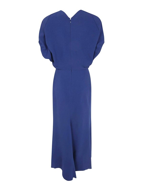 VICTORIA BECKHAM: ニーレングスドレス online - 膝丈ドレス - ブルー