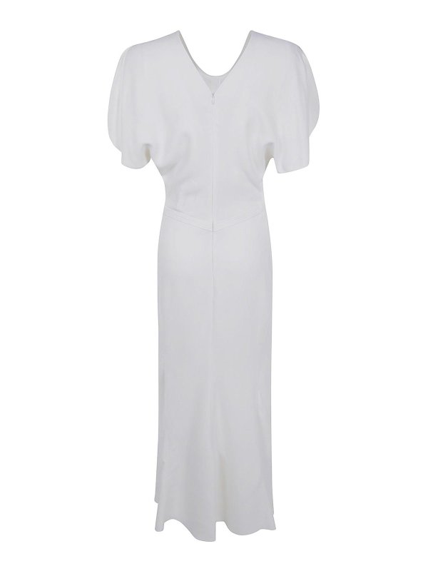 VICTORIA BECKHAM: ニーレングスドレス online - 膝丈ドレス - 白