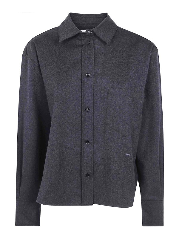 VICTORIA BECKHAM: Hemden - Hemd - Grau