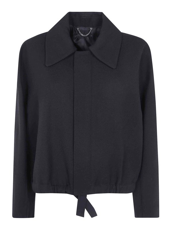 VICTORIA BECKHAM: ボンバージャケット - ボンバージャケット - 黒