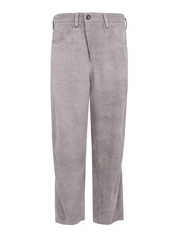 ZIGGY CHEN: Straight Leg Jeans - Straight Leg Jeans - Grün
