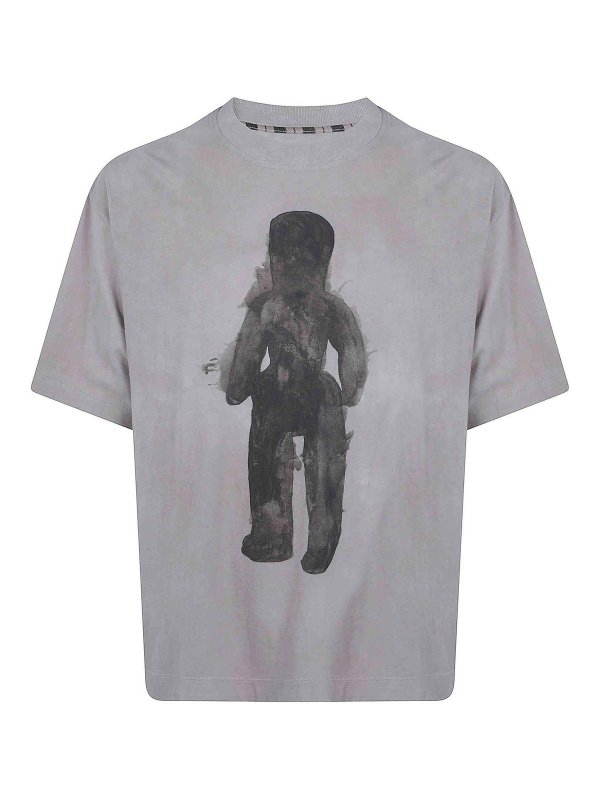 ZIGGY CHEN: Camisetas - Camiseta - Gris