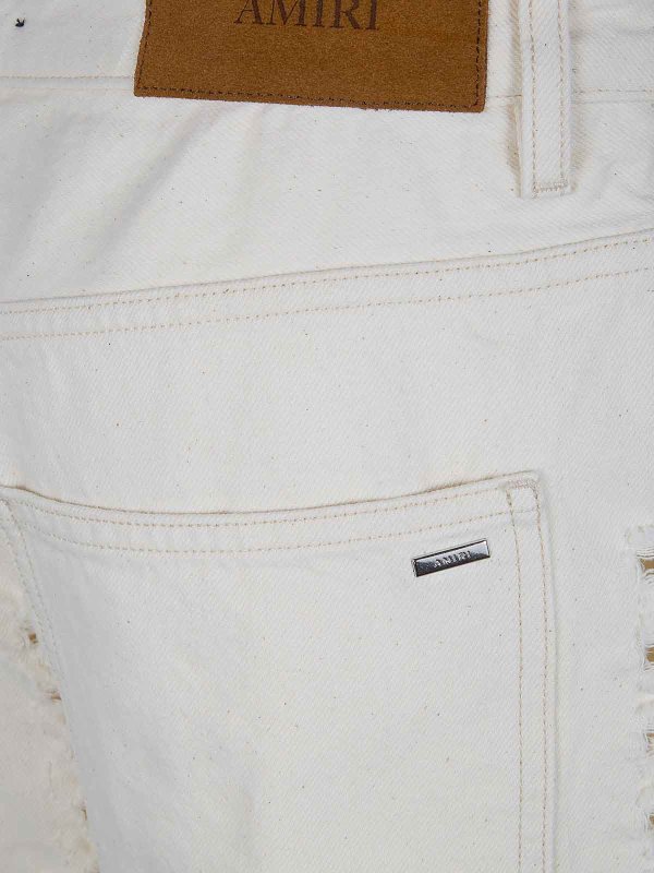 The Best Shops AMIRI: Straight Leg Jeans - Straight Leg Jeans - Nude