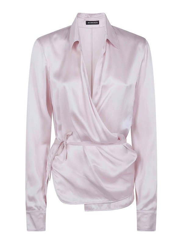 ANN DEMEULEMEESTER: シャツ - シャツ - ピンク