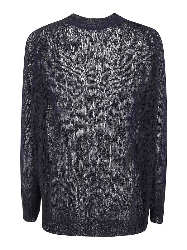 ANN DEMEULEMEESTER: クルーネック online - クルーネック - 黒
