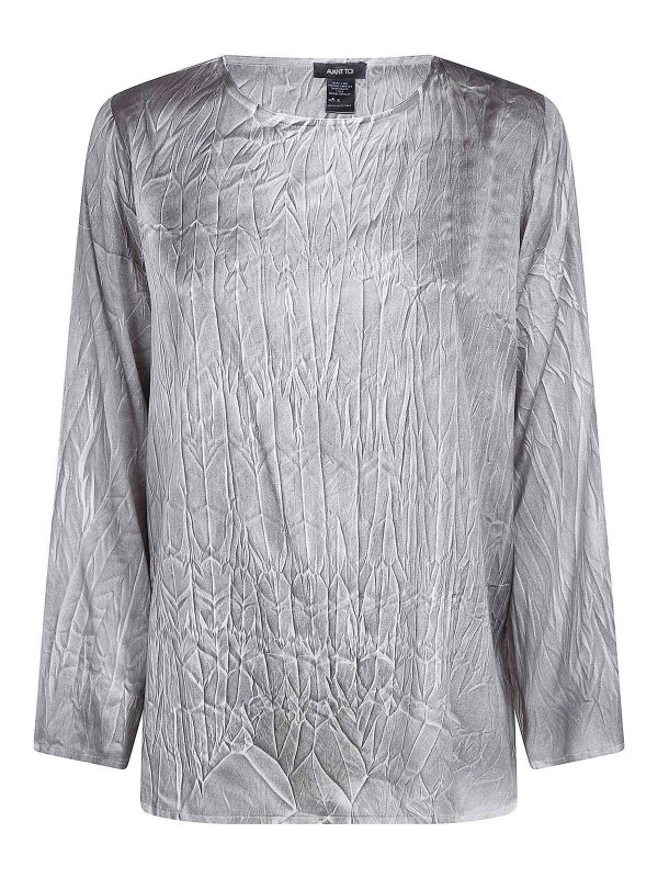 AVANT-TOI: Blusen - Bluse - Grau