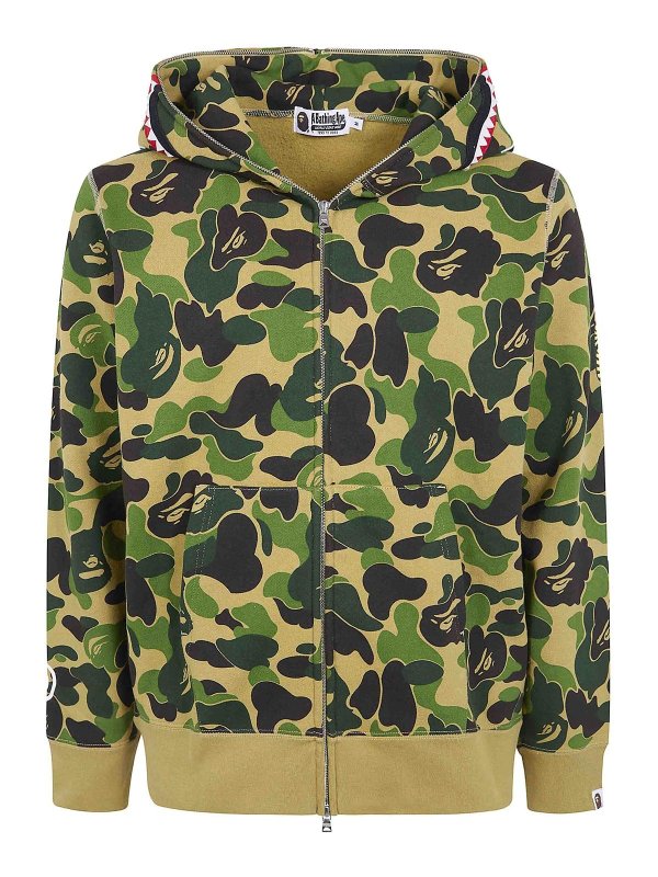 BAPE: Sweatshirts und Pullover - Sweatshirt - Grün