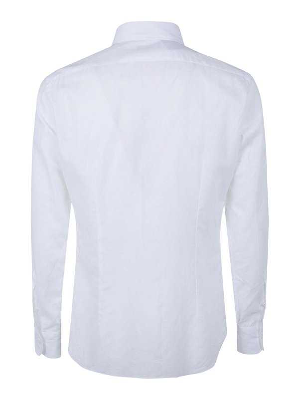 BARBA: camicie online - Camicia classica in cotone e lino