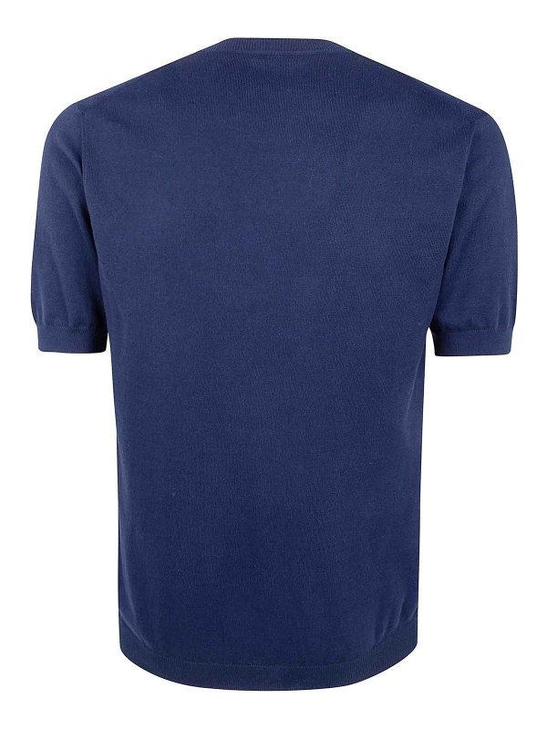 BARBA: Pull col rond online - Pull Col Rond - Bleu