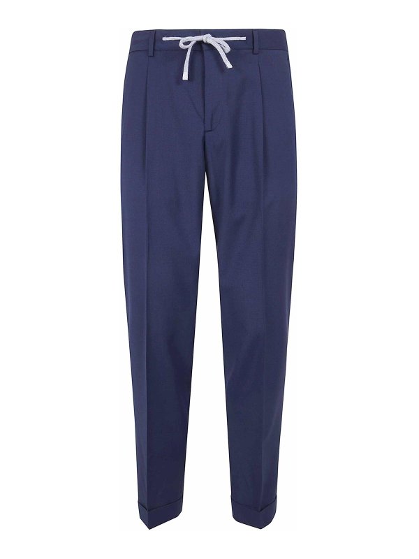 BARBA: Casual Hosen - Casual Hose - Blau