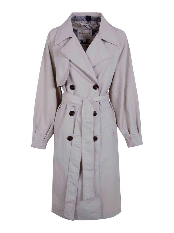 BARBOUR: trench coats - Layla Trench Showerproof Jacket