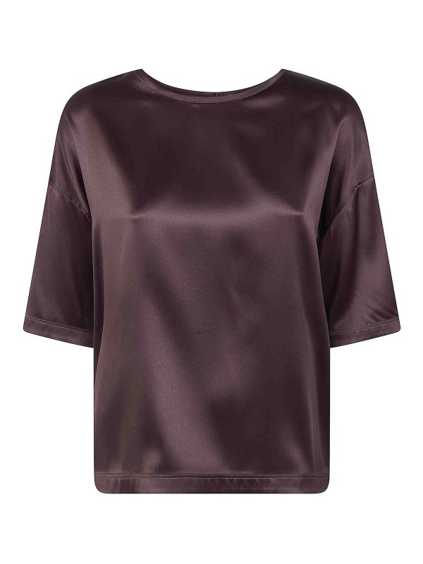 BRUNELLO CUCINELLI: Blouses - Blouse - Marron