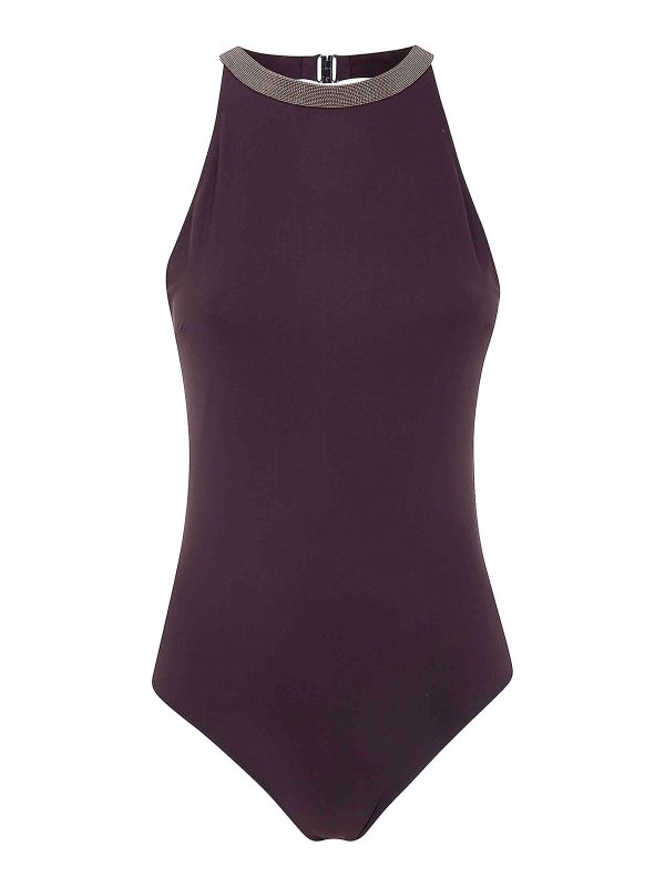 BRUNELLO CUCINELLI: Badeanzüge - Badeanzug - Braun