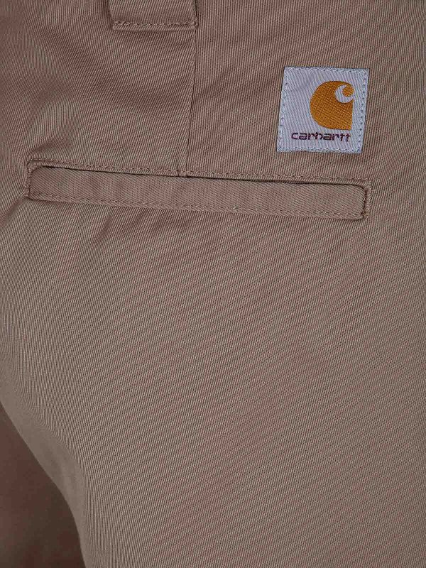 The Best Shops CARHARTT: トラウザーショーツ - ショートパンツ - ブラウン