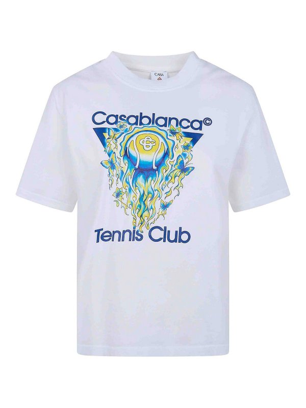 CASABLANCA: T-shirts - T-Shirt - Weiß