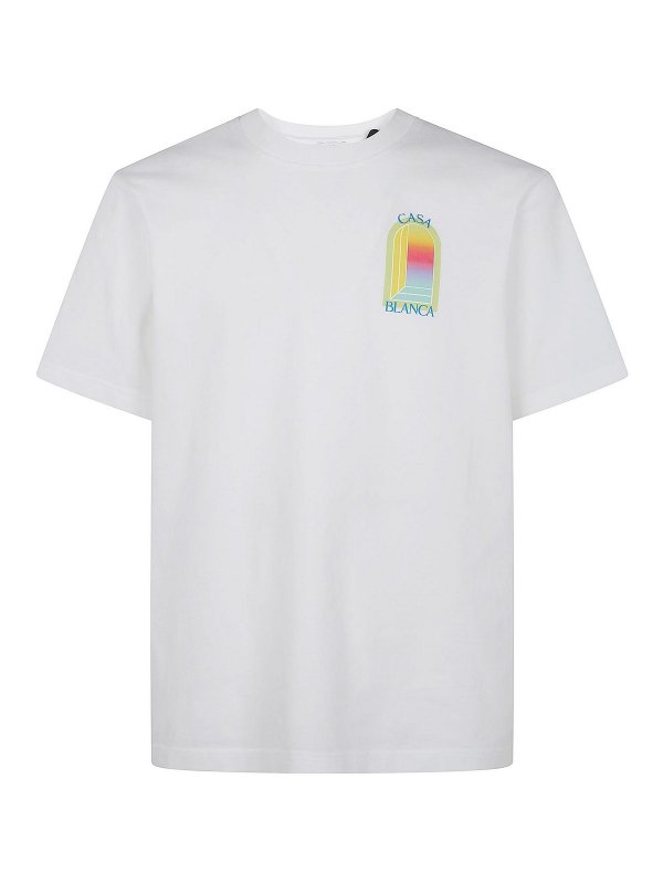 CASABLANCA: T-shirts - T-Shirt - Weiß