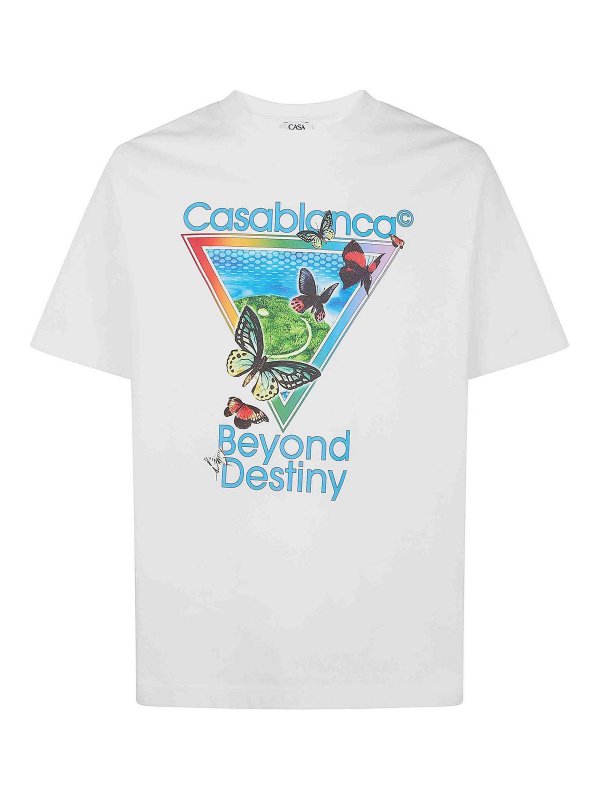 CASABLANCA: T-shirts - T-Shirt - Weiß