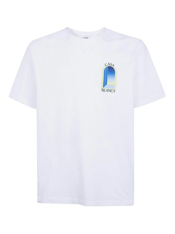 CASABLANCA: T-shirts - T-Shirt - Weiß