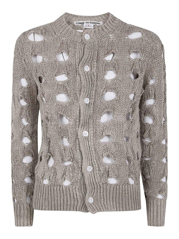 COMME DES GARCONS: Cardigans - Cardigan - Nude