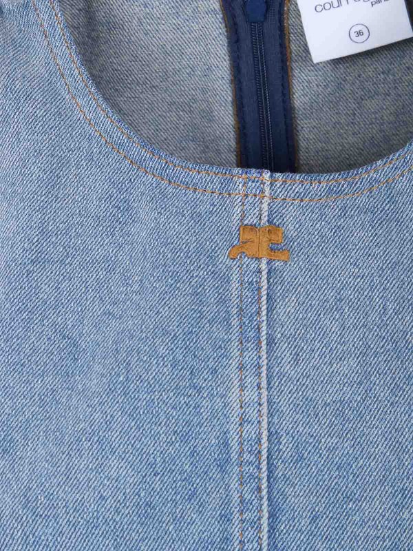 The Best Shops Courreges: Robes courtes - Robe Courte - Bleu