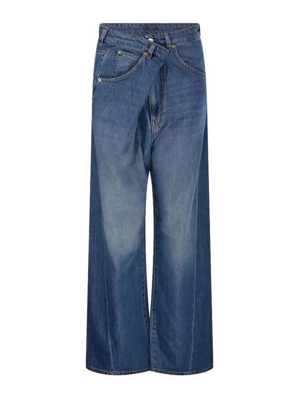 DARKPARK: Jeans Rectos - Vaqueros Rectos - Azul