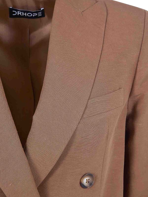 The Best Shops DRHOPE: blazers - Double Breasted Blazer Jacket