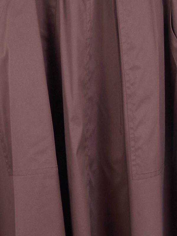 The Best Shops DRHOPE: Knielange und Midi Röcke - Midirock - Braun