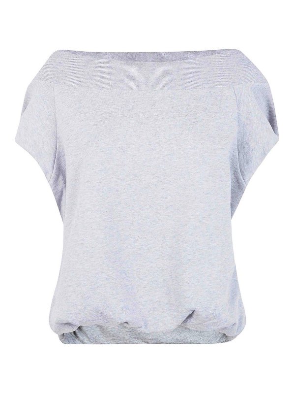 DRIES VAN NOTEN: Tops y camisetas sin mangas - Top - Gris
