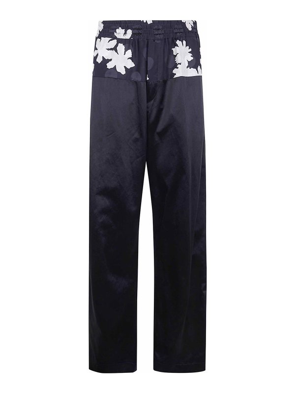 DRIES VAN NOTEN: カジュアルトラウザー - カジュアルパンツ - 黒