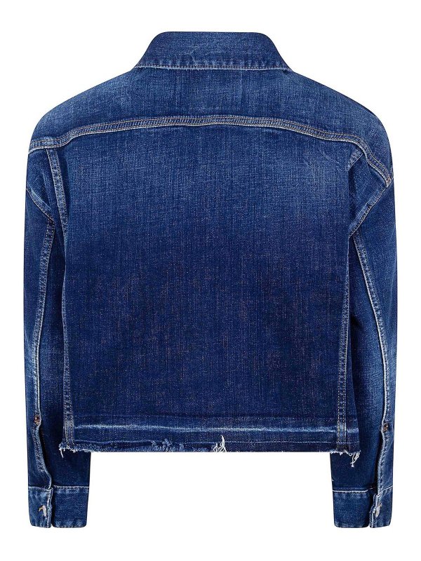 DSQUARED2: Jeans à jambe droite online - Jean Droit - Bleu