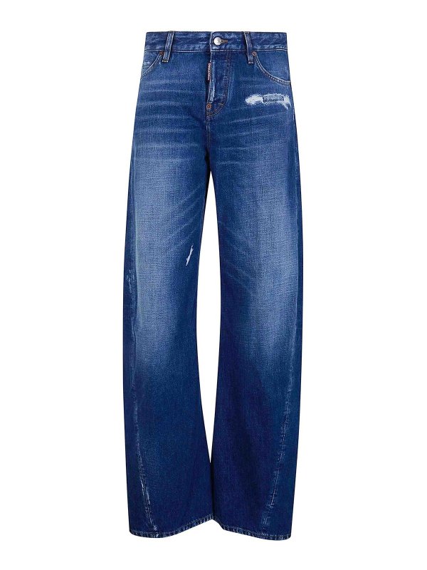 DSQUARED2: Schlagjeans - Schlagjeans - Blau