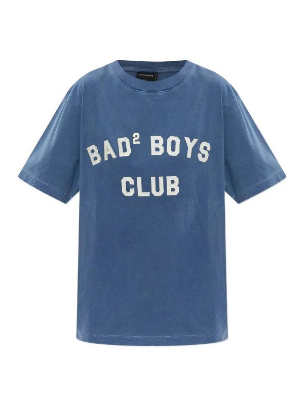DSQUARED2: Camisetas - Camiseta - Azul