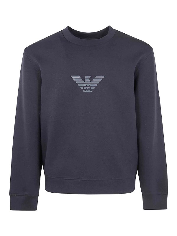 EMPORIO ARMANI: スウェット＆セーター - スウェットシャツ/セーター - ブルー