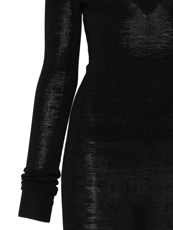 The Best Shops ENTIRE STUDIOS: Col en V - Pull À Col V - Noir