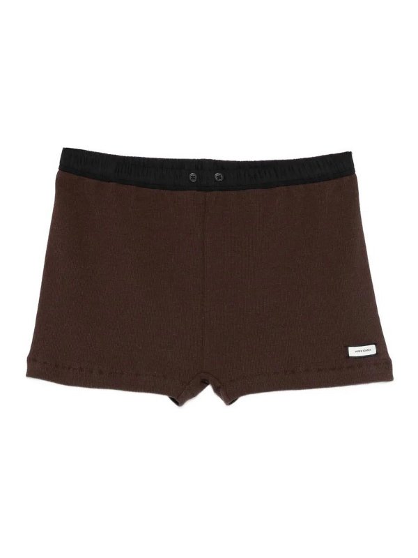 ENTIRE STUDIOS: Shorts - Shorts - Marrón